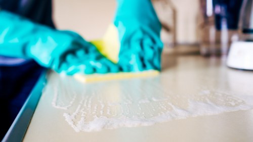 Kitchen cleaning service in a W6 home